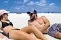 Relax on Whitehaven Beach